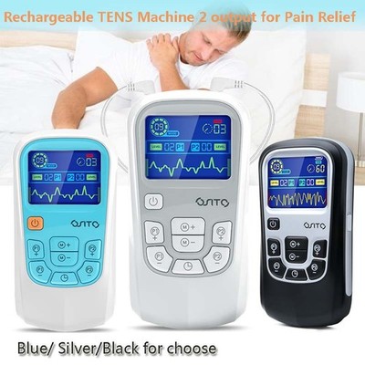 TENS Unit EMS Pulse Massager Muscle Stimulator Therapy Pain Relief 25 Ms Machine