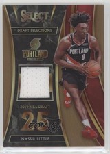 2019 Select Draft Selections Memorabilia Copper Prizm 35/49 Nassir Little 0o87