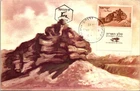 Israel FDC 4.6.1954 Maxi Card / Negev Lion Rock - Kear Yebuham - J34196
