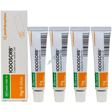 Smith & Nephew Iodosorb Cadexomer Iodine Gel Dressing 10 G Tube - 4 Tubes