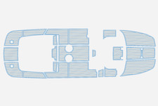 2004-2005 White Shark 285 Cockpit Swim platform 1/4