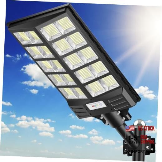 Solar Street Light 8000W, Street Light Outdoor High Lumens, Parking Lot 1