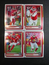 2025 Optic Chiefs Lot Patrick Mahomes II, Chris Jones, Xavier Worthy, Pacheco