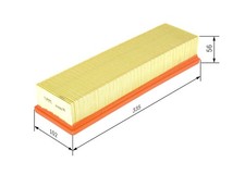 LUFTFILTER FÜR CITROËN C2 (JM ) - BOSCH 1 457 433 159
