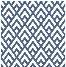 NuWallpaper Kanoko Navy Vinyl Peel & Stick Wallpaper Roll (20.5 in x 18 ft)
