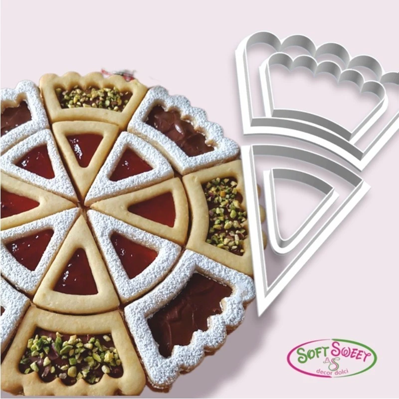 SOFT SWEET TAGLIAPASTA-BISCOTTI FETTA CROSTATA 4 PEZZI