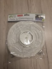 Lampion Wei&szlig; mit Licht