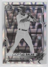 2021 Bowman Draft Chrome Black & White RayWave Refractor Jose Salas 0ce9