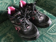 USA PRO 'PROZONE' Slip Resistant Dance Trainer Black/Pink uk size 5.5