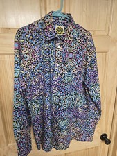 Pretty Polos By Jessie Rodeo Shirt XXL Party Cheetah