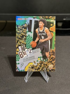 2025-26 NBA Hoops Dylan Harper RC The Buzz Green Foil parallel #TB-2 Spurs  