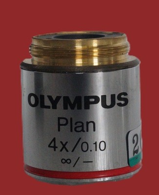 Olympus Plan 4X/0.10  /- Objective