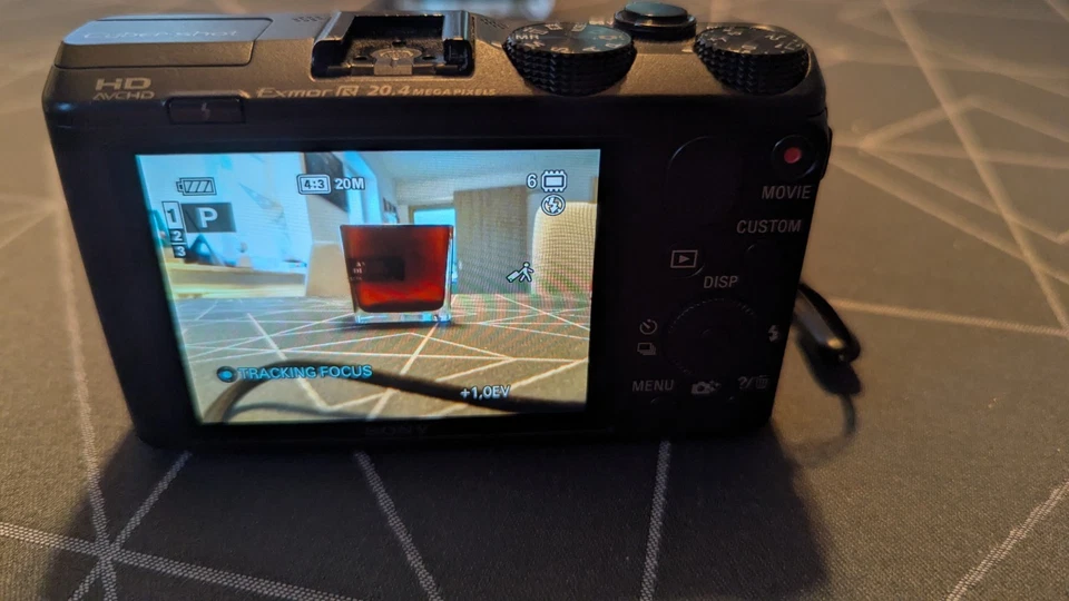 Digitalkamera Sony Cybershot DSC-HX 50 Schwarz Gebraucht - Bild 3 von 4