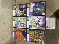 Lotto 6 giochi Xbox 360 Kinect fitness sport danza avventura PAL
