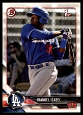 Ibandel Isabel 2018 Bowman #BP47 Dodgers MLB READ FREE SHIPPING AutographDen