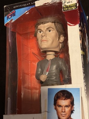 Dexter Morgan Serial Killer Knife Bag Bobblehead In Box Bif Bang