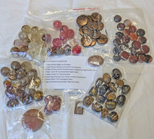 Bold Medium - Large beads, Mixed lot of natur...