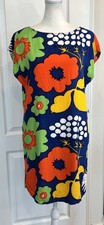 MARIMEKKO For Target Kukkatori Floral Dress XS Vibrant Bold Retro Colorful