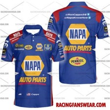 Ron Capps NHRA Racing Uniform Apparel Clothes Hawaiian Polo