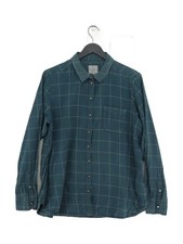 Fat Face Women's Shirt UK 16 Green 100% Cotton Basic