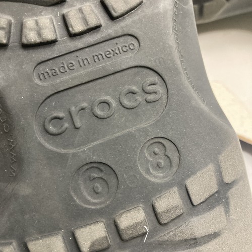 Crocs Black Men’s Size 6 Women’s Size 8 Classic Basic Comfort - Picture 7 of 7