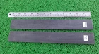 Custom  Damascus steel Billet Bar Ring pattern knife making supply 2pis  AZC 1-2