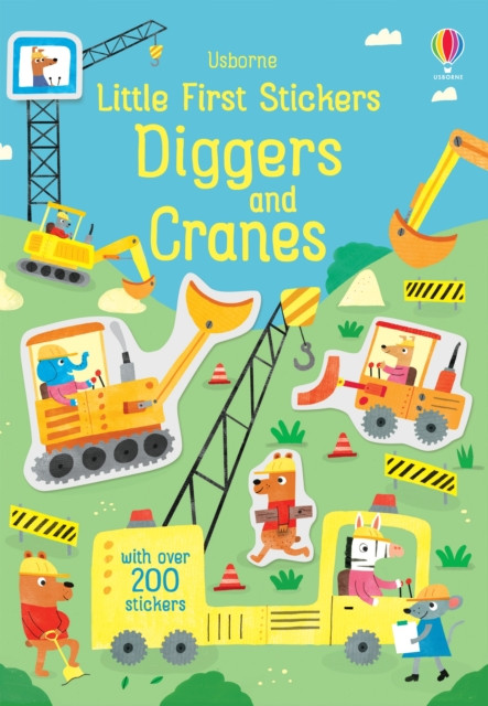 Little First Stickers Diggers and Cranes by Hannah  Watson (Paperback Book)