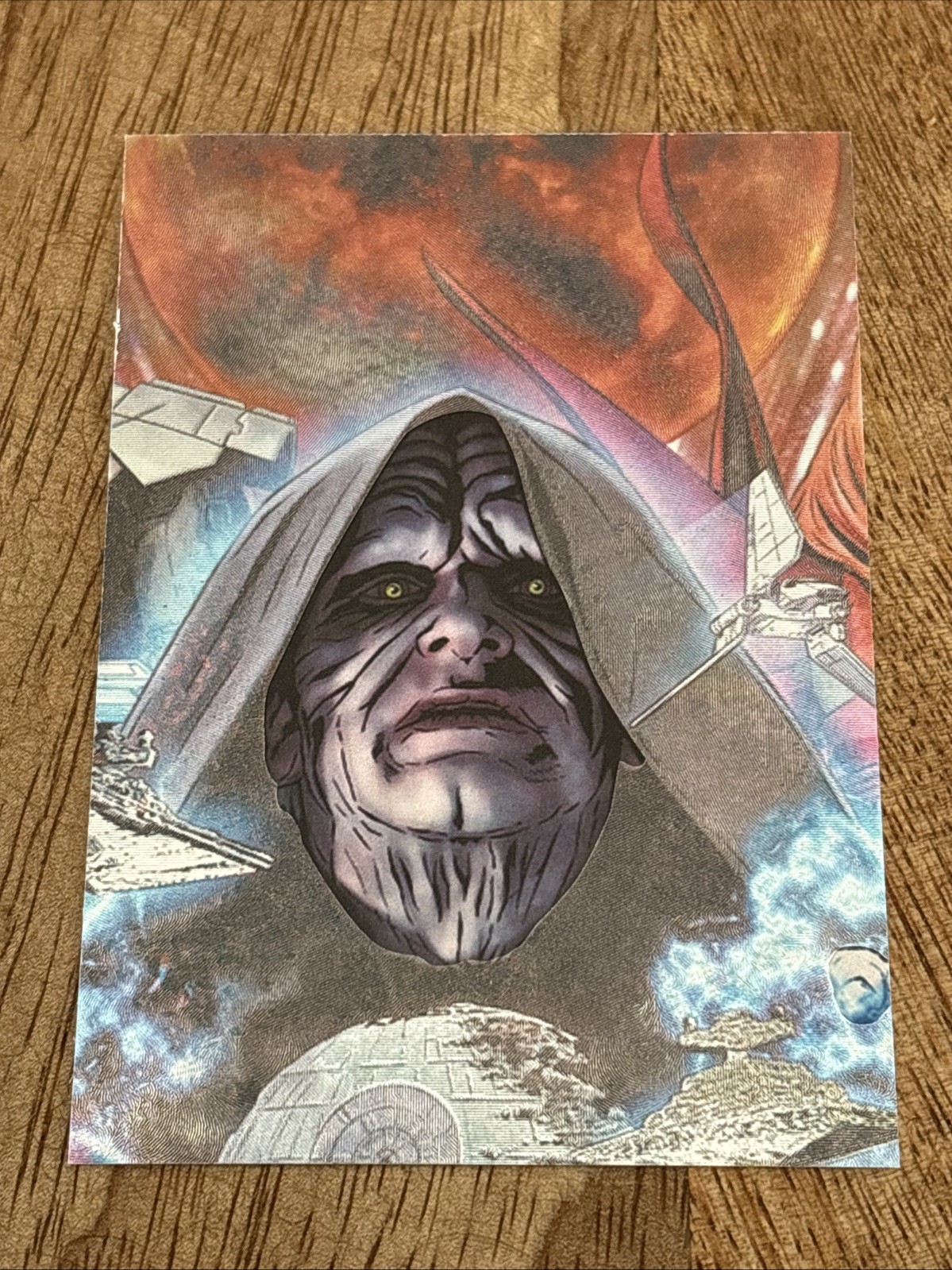 2012 STAR WARS Galaxy ETCHED FOIL #2 of 6 Emperor Palpatine