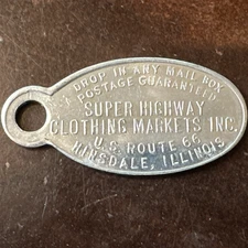 Unlisted CHARGE CREDIT COIN ~ Hinsdale, Il. ~ Super Highway Clothing Markets