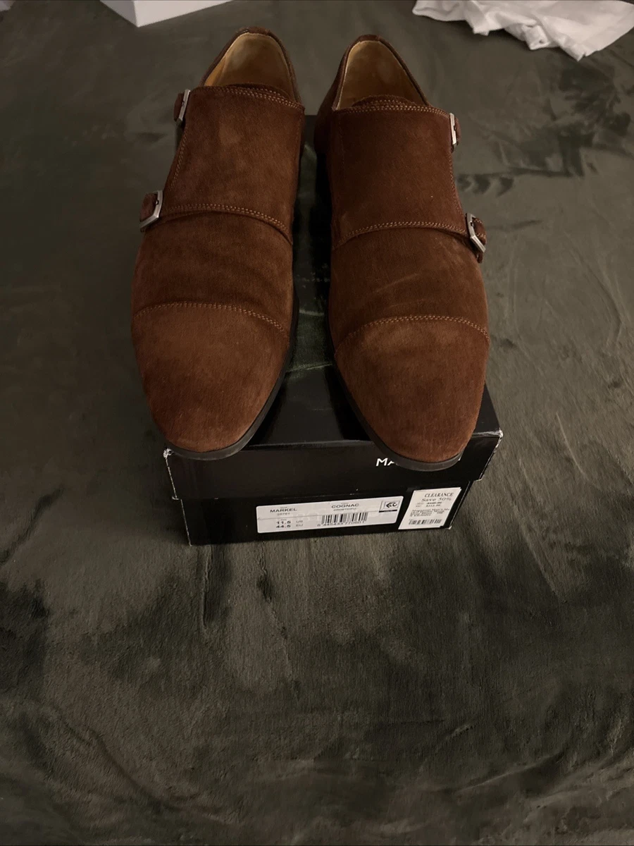 Vintage 90’s Roger Mohnani Brown Suede Monk Strap Oxfords Size 44 US 11 Vintage 90 main image 3
