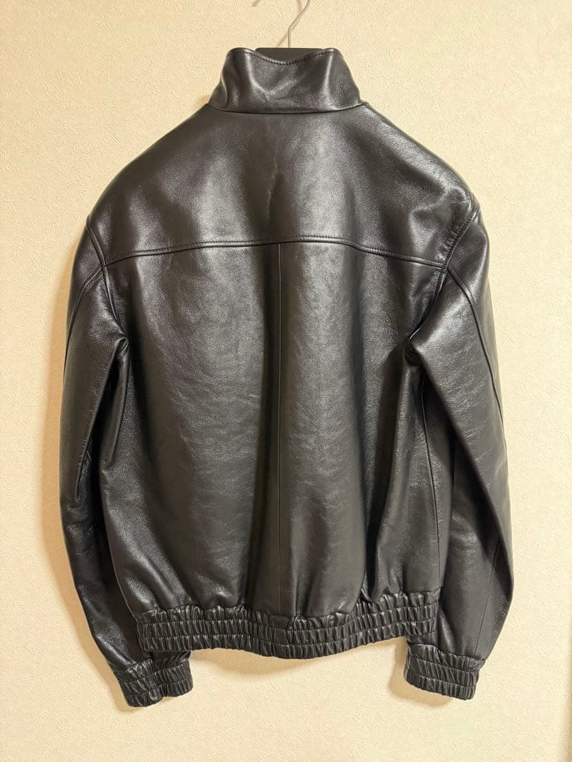[Super Rare] New CELINE Leather Jacket Lambskin image 4