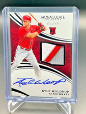 2016 Panini Immaculate KYLE WALDROP RC Jersey Patch Black AUTO 1/1