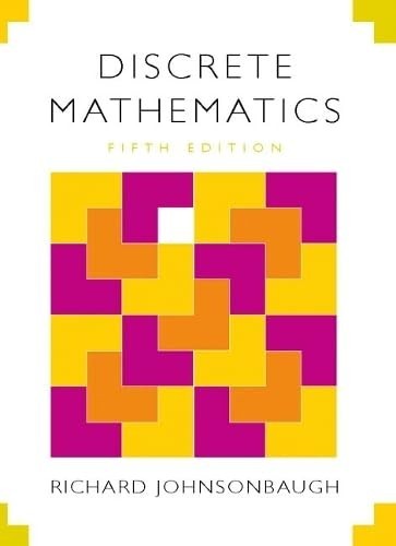 T Discrete Mathematics by Richard Johnsonbaugh (2000, Hardcover)