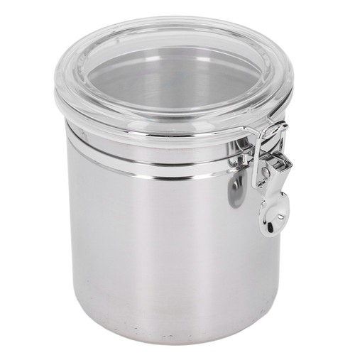 (3) Stainless Steel Canisters For The Kitchen Food Storage Container Sealed - Picture 9 of 12