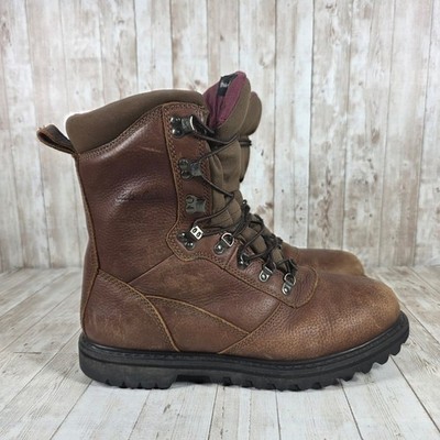 Cabelas Mens 11.5 D Brown Leather Thinsulate Ultra Hunting Boots 2501995