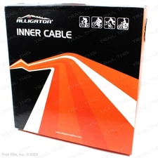 100 Alligator Galvanized MTB Brake Cables 1.6mm x 1700 Bike Bulk File Box