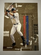 2004 Leather and Lumber Derek Jeter Card #96 New York Yankees HOF