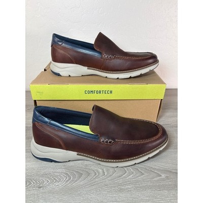Florsheim Frenzi Venetian Brown Leather Men's Shoes Size 11.5 EU 44.5- NIB