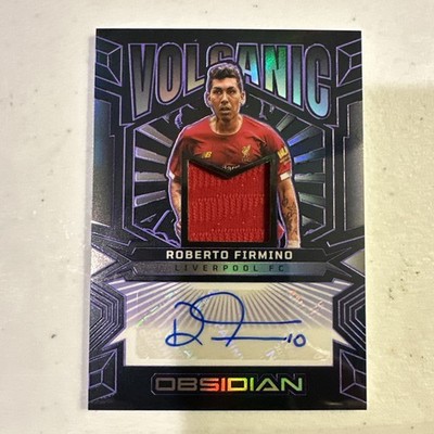 Panini Obsidian Roberto Firmino Volcanic Signatures VS-RFO Auto Patch /50