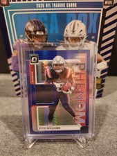 2025 Donruss Optic - Rookie Phenom Patch Blue Hyper Prizm Kyle Williams...