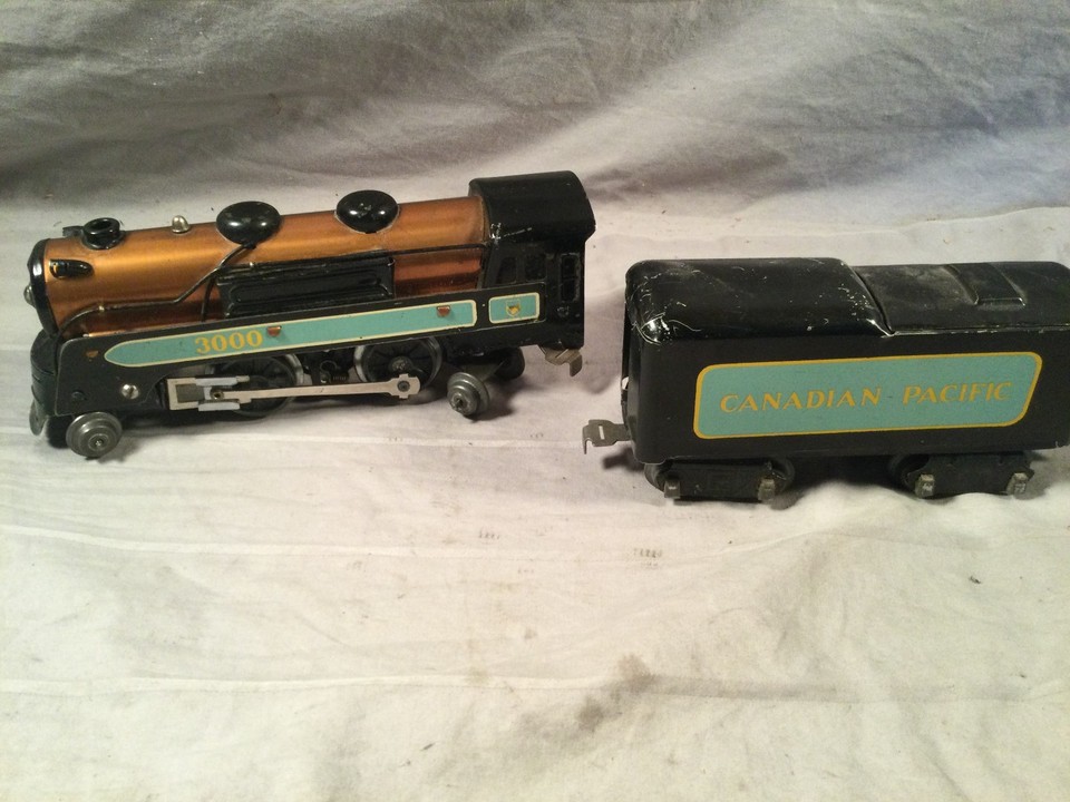 Marx trains 6”-8 Wheel Cars 552 554 567 556 Cable Car/Truck load 1-Way ...