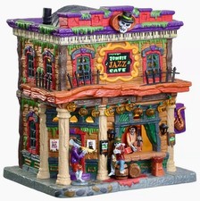 Lemax Spooky Town Zombie Jazz Cafe Lighted Buildings Retired Brand New