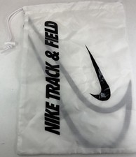 Nike White/Black Track & Field Spike Shoe Bag Carry Tote Drawstring NWOT