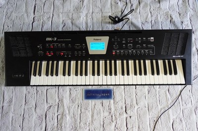 Roland BK-3 61-Key Keyboard fast ship from japan rare item with power cable