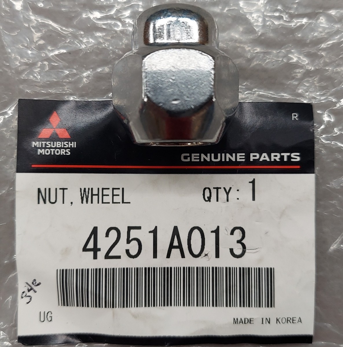 Genuine Mitsubishi Motors Lug Nut for Outlander 22 -25 and PHEV