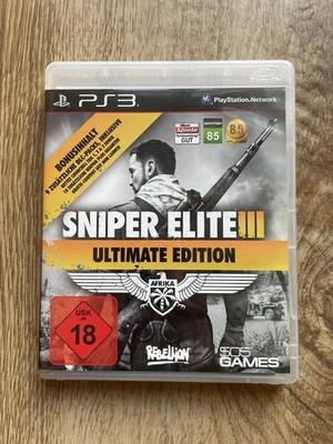 Sniper Elite III Ultimate Edition Afrika - PS3 - Sony PlayStation 3, sehr gut