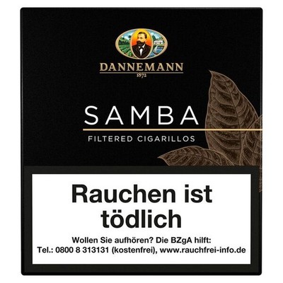 10 x 20er Dannemann Samba ( Sweets ) Filter Zigarillos