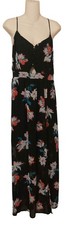 Vintage Candies Dress Size M Strappy Light Weight Flowy Sheer Skirt Over Slit
