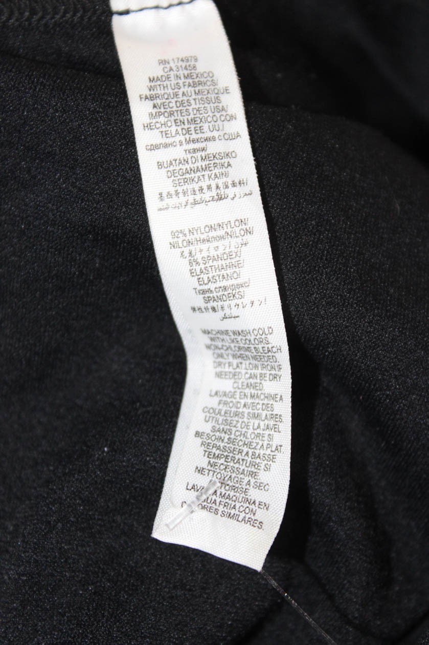 BCBGMAXAZRIA Womens Black Basic Short Sleeve T-Sh… - image 5