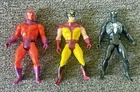 Vintage Marvel Secret Wars Action Figures 1984 Spider-Man Magneto & Wolverine